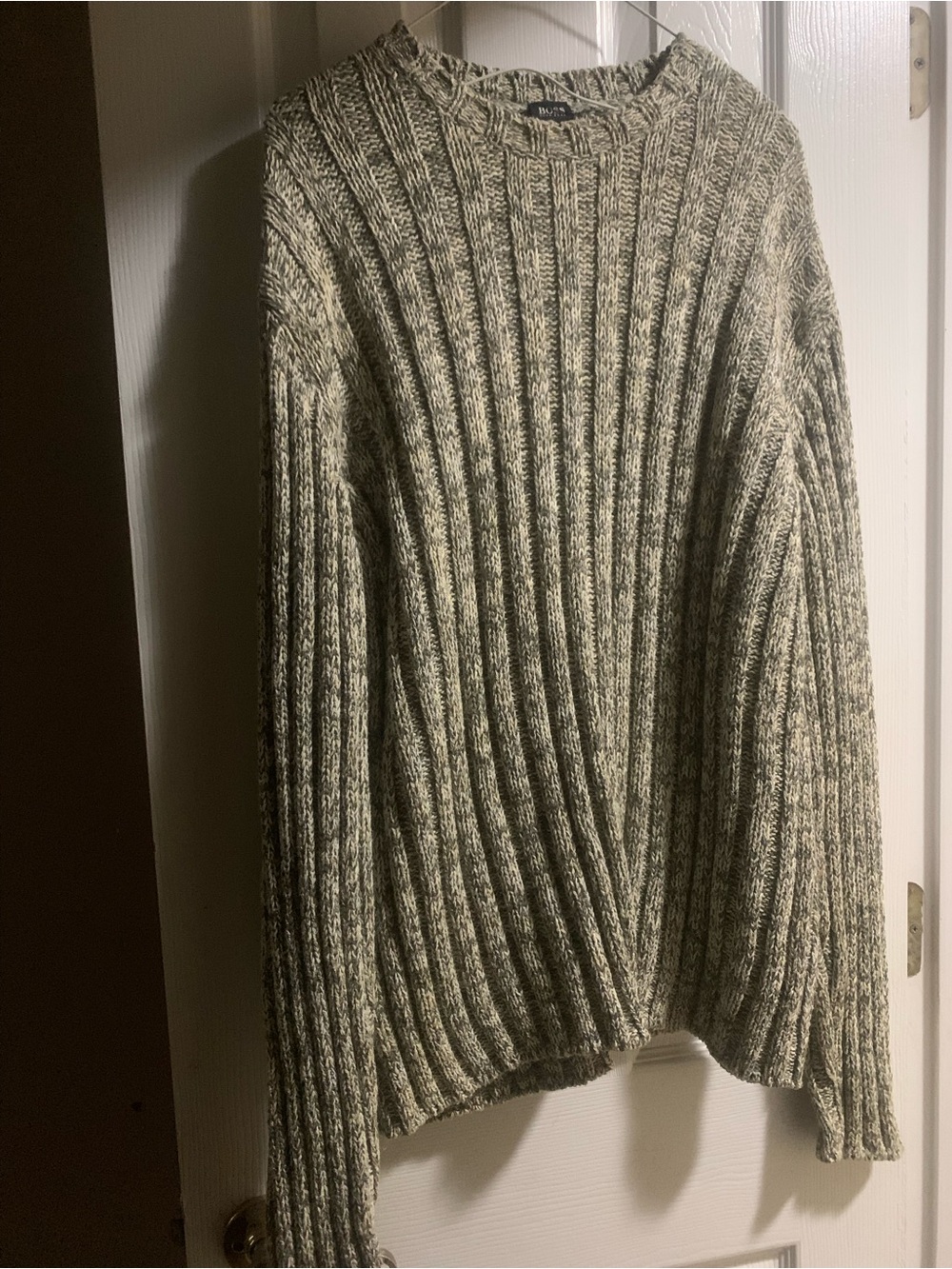 Vintage Hugo Boss Men’s Cotton/Acrylic Sweater